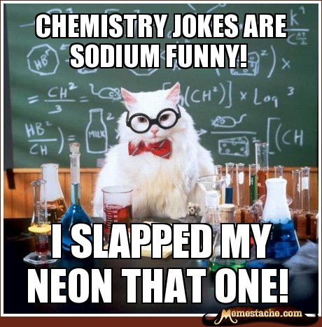 Sodium, Neon, and Silly Cats